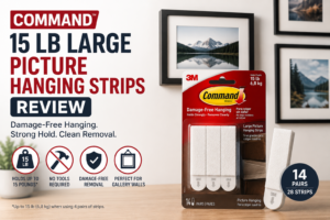 Command 15 lb Large Picture Hanging Strips review with 14 pairs for damage-free picture hanging
