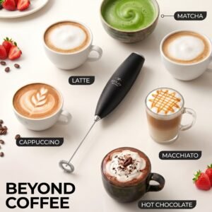 Zulay Kitchen Milk Frother Handheld