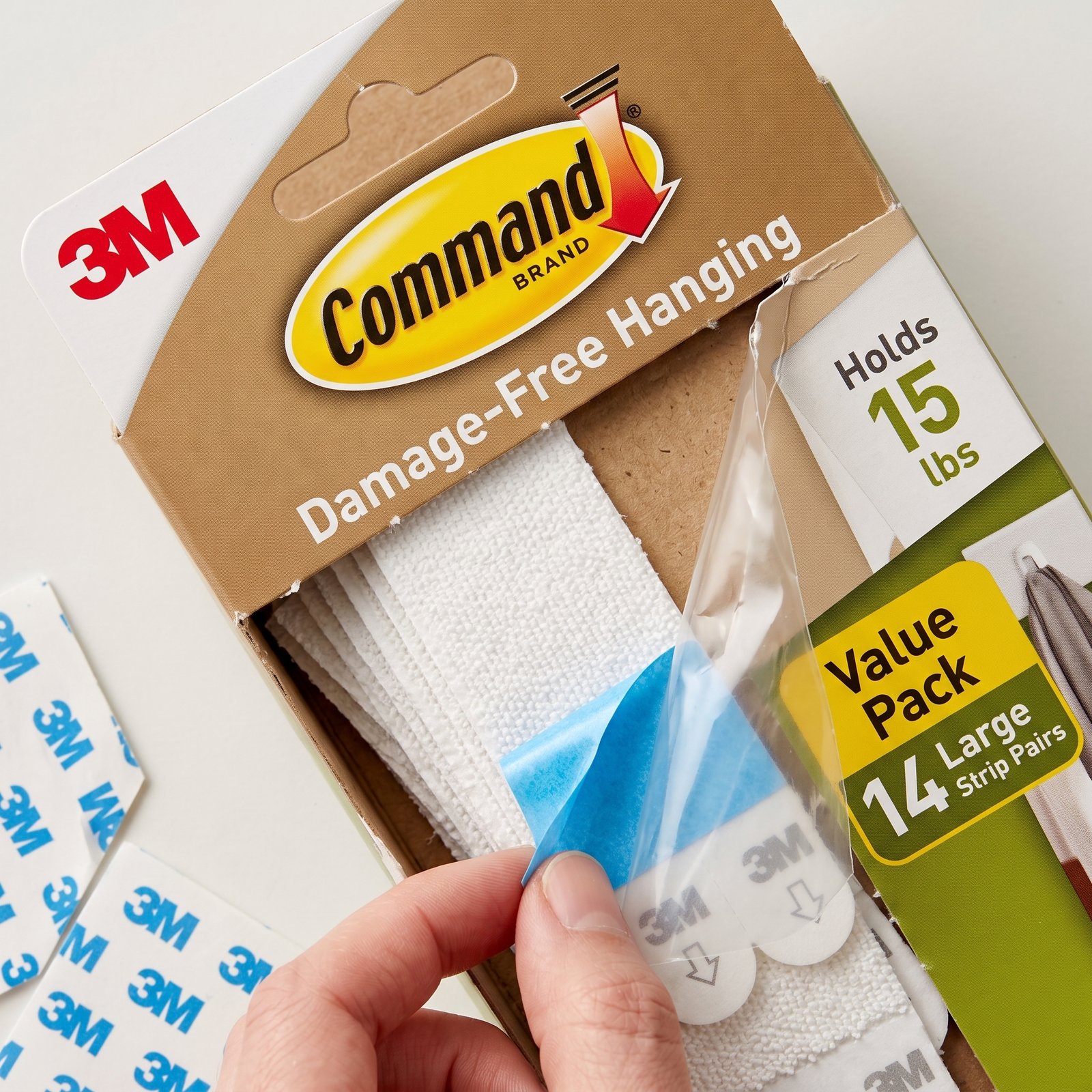 Command 15 lb Large Picture Hanging Strips review with 14 pairs for damage-free picture hanging